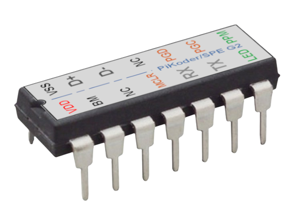 PiKoder/SPE: PPM Encoder with UART port for eight channels